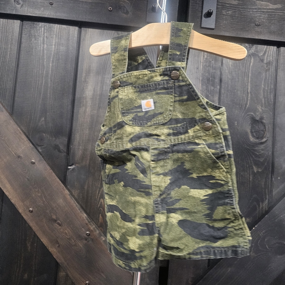 Twenty four months carhart overalls shorts